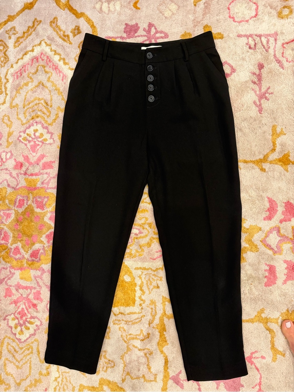 Anthropologie Button-Front Dress Pants
